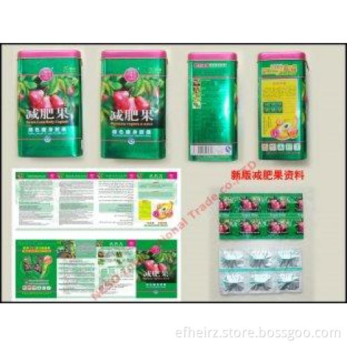 2011 Super Slim green lean body capsule tin can